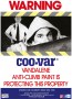 Coo-var-warning-anti-climb-paint-sign