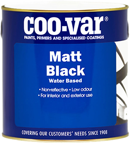 Coo-var-water-based-matt-black-matt-finish